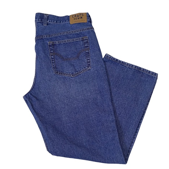 Chaps Other - Vintage Chaps Jeans Mens Size 40x32 Straight Fit Blue Denim  Relaxed Casual